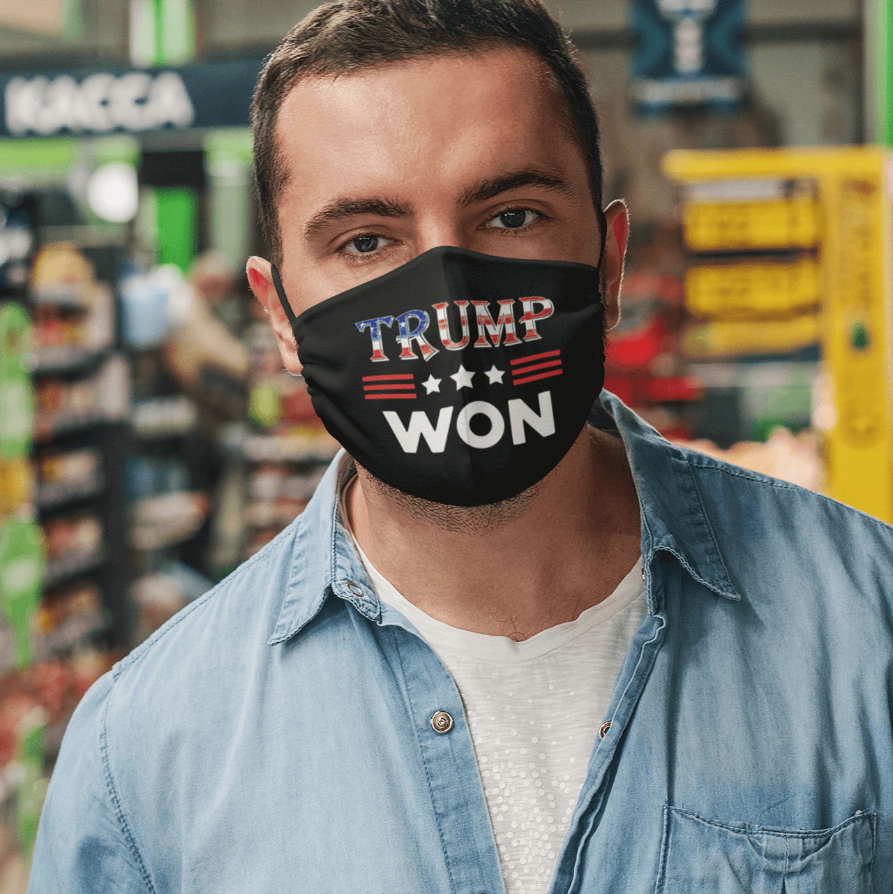 6UT. Trump Won mask mk2