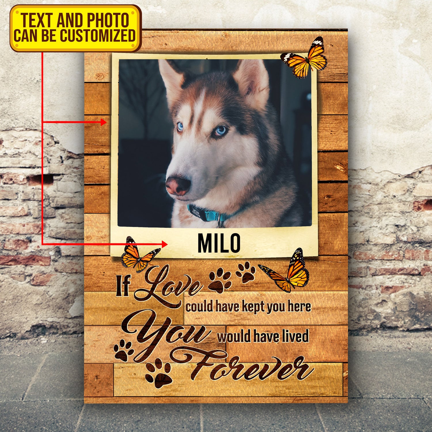 5VT. Dog If Love Could Have You Here canvas mk2