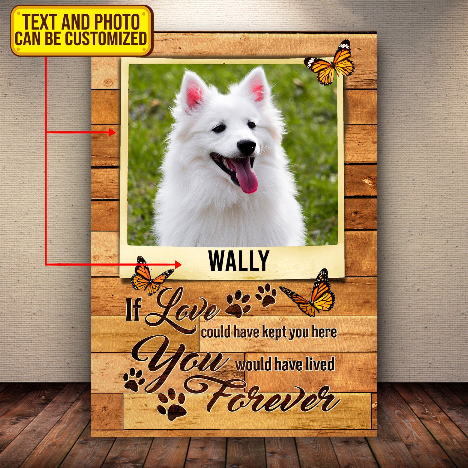 5VT. Dog If Love Could Have You Here canvas mk1