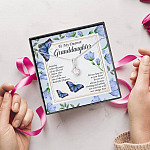 To My Dearest Granddaughter I Know You Will Be One Of The Most Beautiful Chapters Alluring Beauty Pendant Necklace