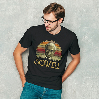 Alternative view of Thomas Sowell Vintage Retro T-Shirt