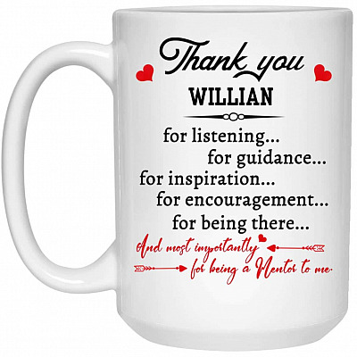 15 oz. White Mug