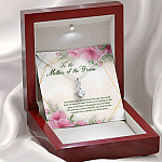 To The Mother Of The Groom You Held Him First Alluring Beauty Pendant Necklace - Mother In Law Necklace To The Mother Of The Groom You Held Him First Alluring Beauty Pendant Necklace - Mother In Law Necklace