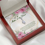 To The Mother Of The Groom You Held Him First Alluring Beauty Pendant Necklace - Mother In Law Necklace To The Mother Of The Groom You Held Him First Alluring Beauty Pendant Necklace - Mother In Law Necklace