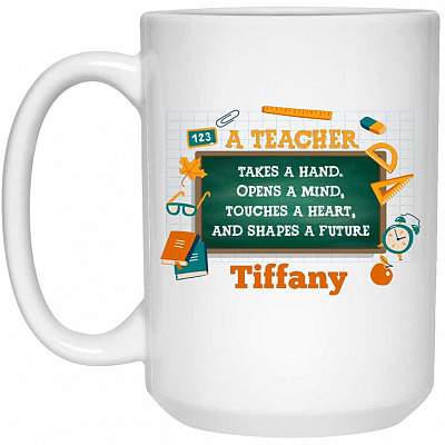 15 oz. White Mug