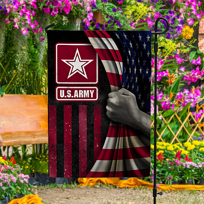 Alternative view of The US Army Flag - Veteran Outdoor Garden Flag - House Flag - Wall Flag
