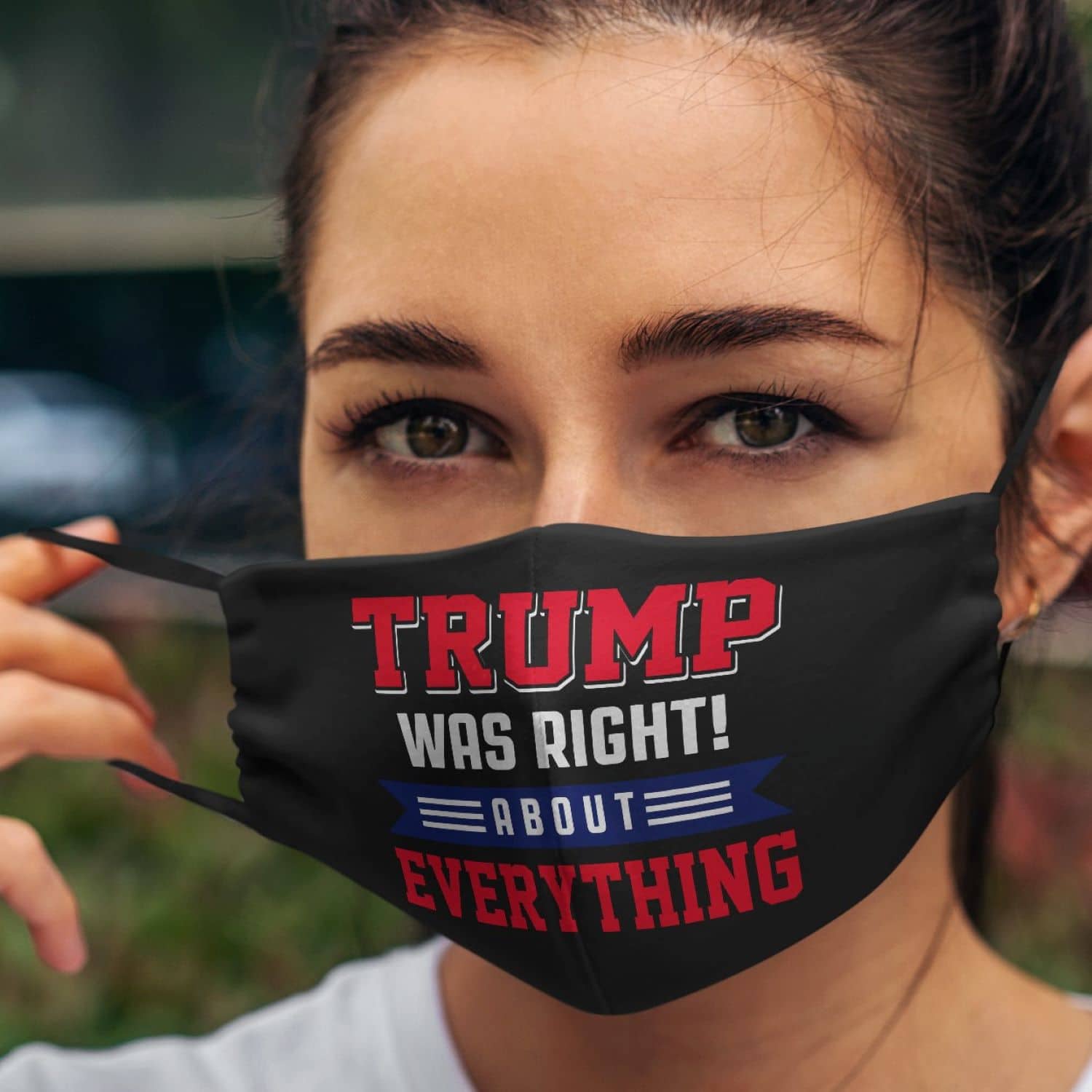 2H. Trump Was Right mask mk