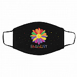 Lgbt Pride Equality Hurts Mask, Black, Cloth Face Cover – Medium/Large