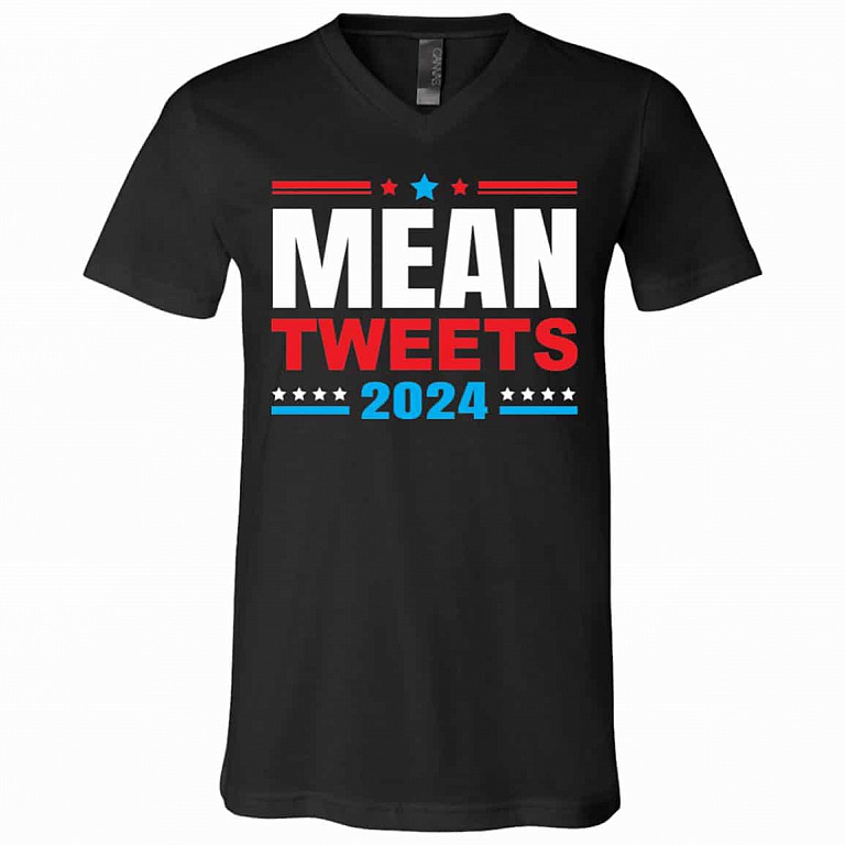 Funny Political Trump Supporter Tshirt, Black, V-Neck T-Shirt