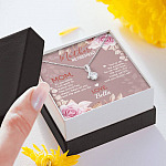 Personalized To Mother On Your Retirement Alluring Beauty Necklace - Luxury Gift Necklace For Mom