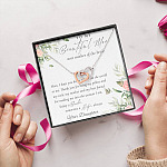 To My Beautiful Mom Now Mother Of The Bride Interlocking Hearts Pendant Necklace - Mom Wedding Gifts From Daughter To My Beautiful Mom Now Mother Of The Bride Interlocking Hearts Pendant Necklace - Mom Wedding Gifts From Daughter