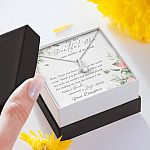 To My Beautiful Mom Now Mother Of The Bride Alluring Beauty Necklace - Mom Wedding Gifts From Daughter