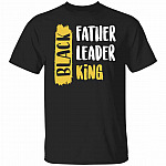 Black Dad Leader t, Black, Unisex T-Shirt