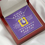 You Are The Rachel To My Monica Alluring Beauty Pendant Necklace - Best Friend Soul Sister Bestie Gifts