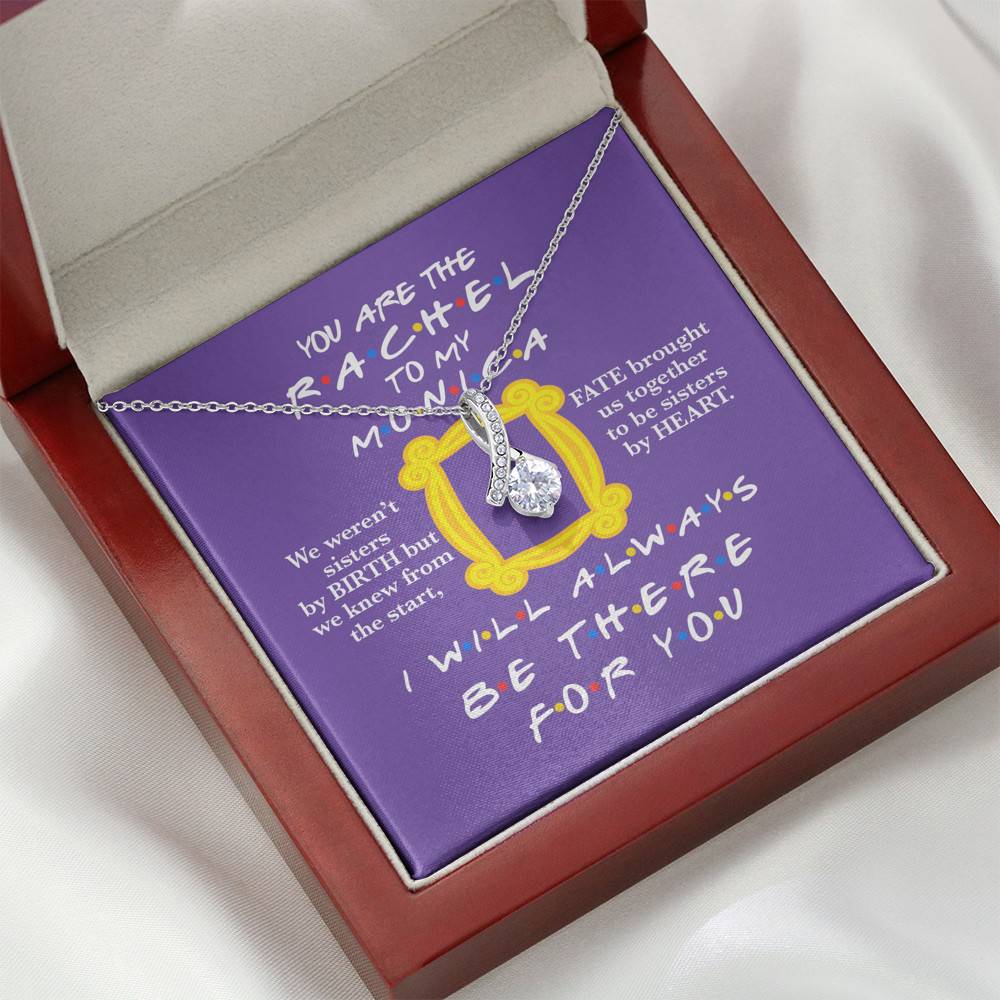 You Are The Rachel To My Monica Alluring Beauty Pendant Necklace - Best Friend Soul Sister Bestie Gifts You Are The Rachel To My Monica Alluring Beauty Pendant Necklace - Best Friend Soul Sister Bestie Gifts