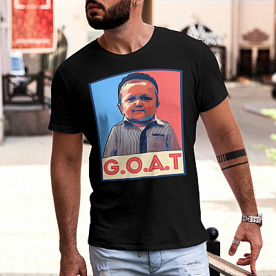 Alternative view of GOAT MMA Hasbulla Magomedov Hope Style Funny Meme T-shirt - Mini Khabib Shirt