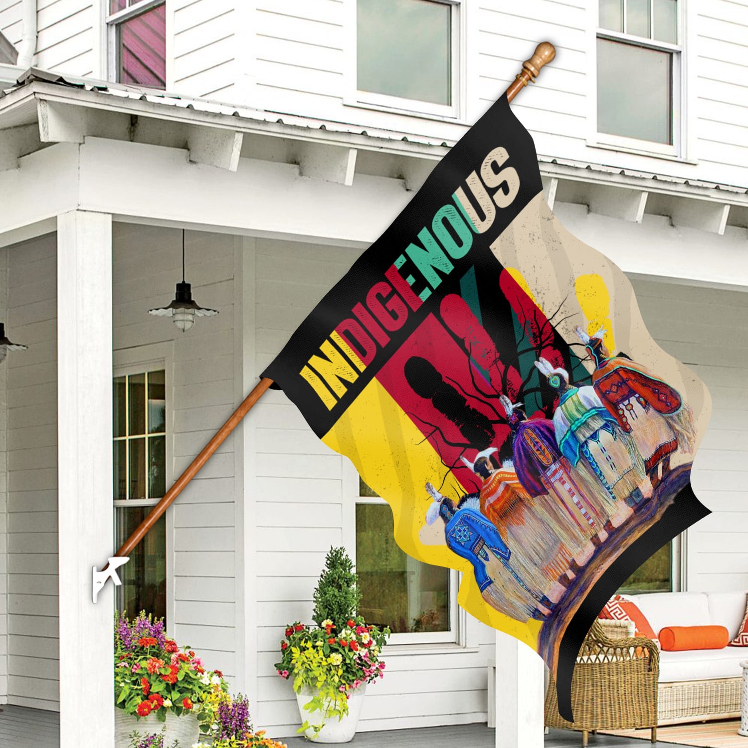 6O. Indigenous (6) House Flag Mockup 7