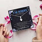 I'm Sorry I Can't Stop Thinking How Much I Love You Alluring Beauty Pendant Necklace - Apology Gifts I'm Sorry I Can't Stop Thinking How Much I Love You Alluring Beauty Pendant Necklace - Apology Gifts