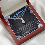 I'm Sorry I Can't Stop Thinking How Much I Love You Alluring Beauty Pendant Necklace - Apology Gifts I'm Sorry I Can't Stop Thinking How Much I Love You Alluring Beauty Pendant Necklace - Apology Gifts