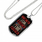 It's Not That I Can't And Others Can't It's That I Did Dog Tag Pendant Necklace - Gift For Veteran