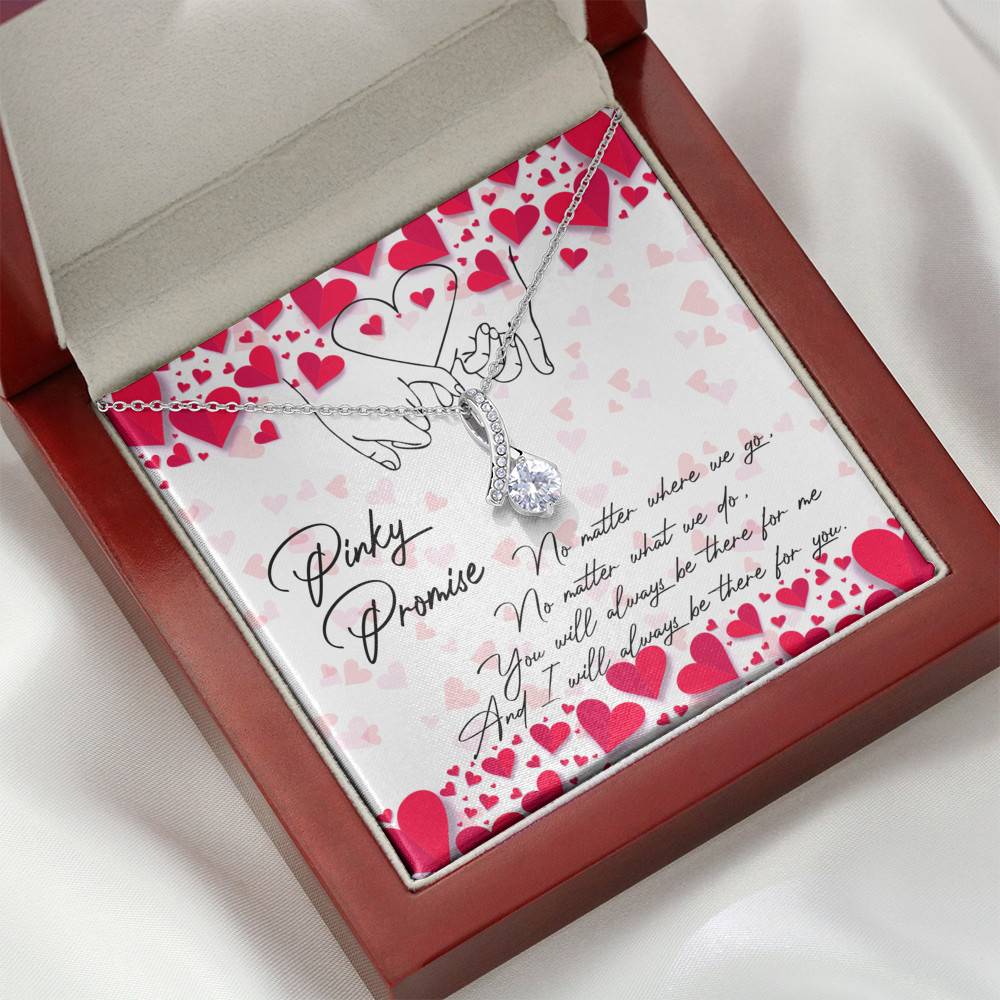 Pinky Promise I Will Always Be There For You Alluring Beauty Pendant Necklace - Friendship Distance Gifts Pinky Promise I Will Always Be There For You Alluring Beauty Pendant Necklace - Friendship Distance Gifts