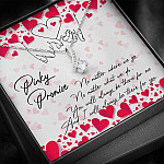 Pinky Promise I Will Always Be There For You Alluring Beauty Pendant Necklace - Friendship Distance Gifts Pinky Promise I Will Always Be There For You Alluring Beauty Pendant Necklace - Friendship Distance Gifts