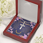 To My Granddaughter Wear This Cross Close to Your Heart I Will Always Be With You Artisan Crafted Cross Necklace To My Granddaughter Wear This Cross Close to Your Heart I Will Always Be With You Artisan Crafted Cross Necklace