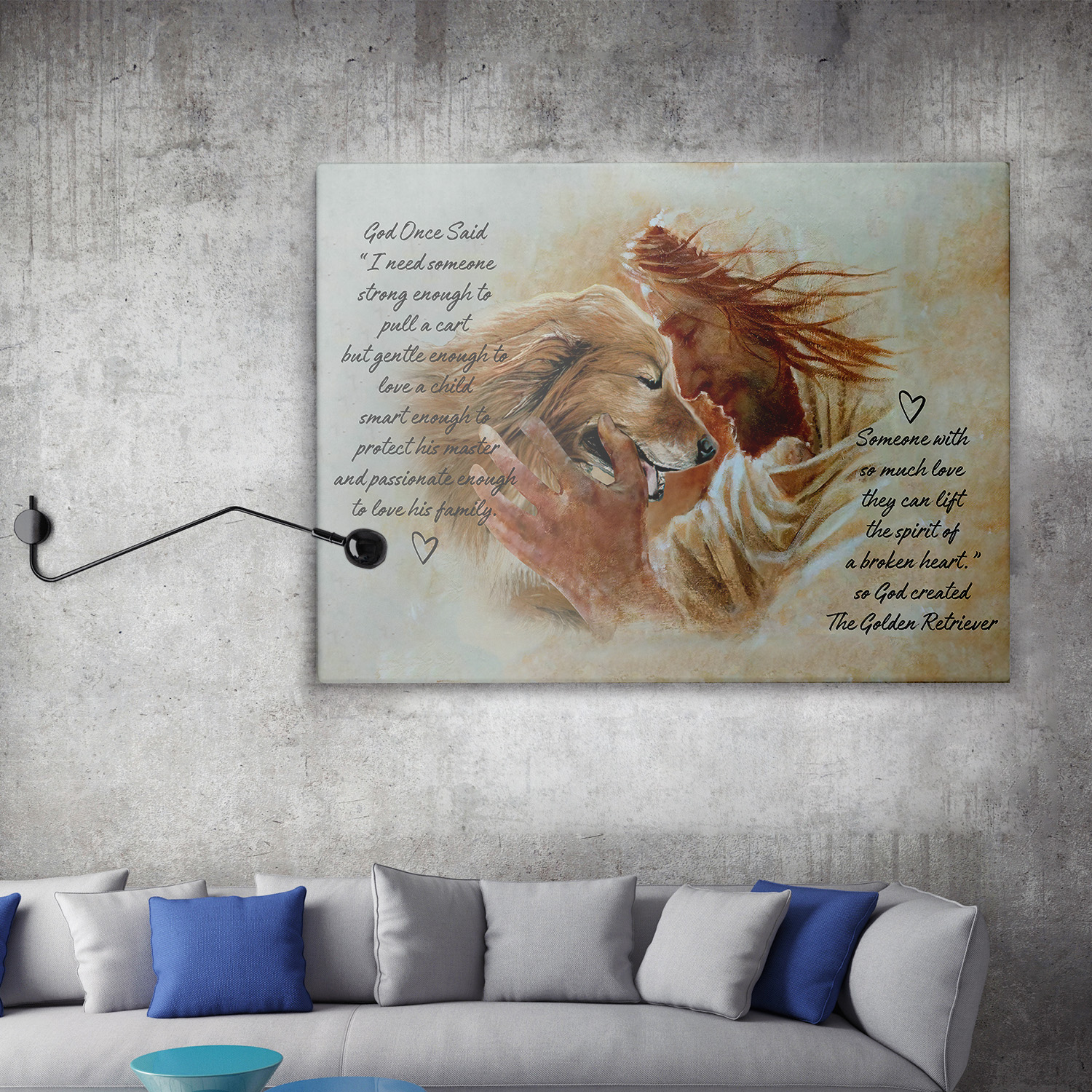mock up poster with vintage hipster loft interior background, 3D