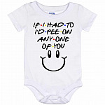 If I Had to Pee Onesie, White, Baby Onesie - 12 Month
