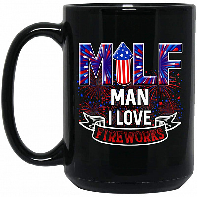 15 oz. Black Mug