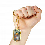 Personalized To My Freakin' Awesome Camping Partner I Love You To The Mountains And Back Dog Tag Pendant Necklace Personalized To My Freakin' Awesome Camping Partner I Love You To The Mountains And Back Dog Tag Pendant Necklace