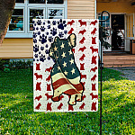 8VT. French Bulldog 4th Of July Garden Flag Mockup 3
