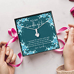 To My Granddaughter I Squeezed This Necklace Really Tight and Filled It with Love  Alluring Pendant Necklace To My Granddaughter I Squeezed This Necklace Really Tight and Filled It with Love Alluring Pendant Necklace