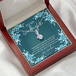 To My Granddaughter I Squeezed This Necklace Really Tight and Filled It with Love  Alluring Pendant Necklace To My Granddaughter I Squeezed This Necklace Really Tight and Filled It with Love Alluring Pendant Necklace
