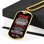 Son I Closed My Eyes For A Moment And Suddenly A Man Stood Where A Boy Used To Be From Mom Dog Tag Pendant Necklace Son I Closed My Eyes For A Moment And Suddenly A Man Stood Where A Boy Used To Be From Mom Dog Tag Pendant Necklace