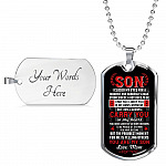 Son I Closed My Eyes For A Moment And Suddenly A Man Stood Where A Boy Used To Be From Mom Dog Tag Pendant Necklace Son I Closed My Eyes For A Moment And Suddenly A Man Stood Where A Boy Used To Be From Mom Dog Tag Pendant Necklace