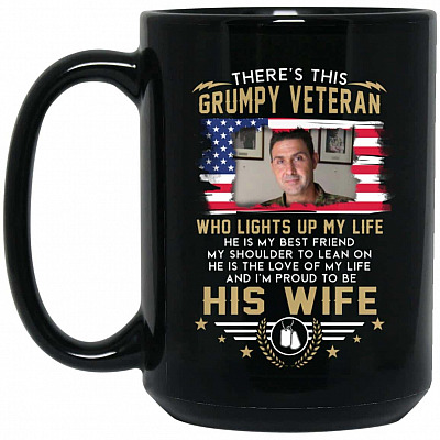 15 oz. Black Mug