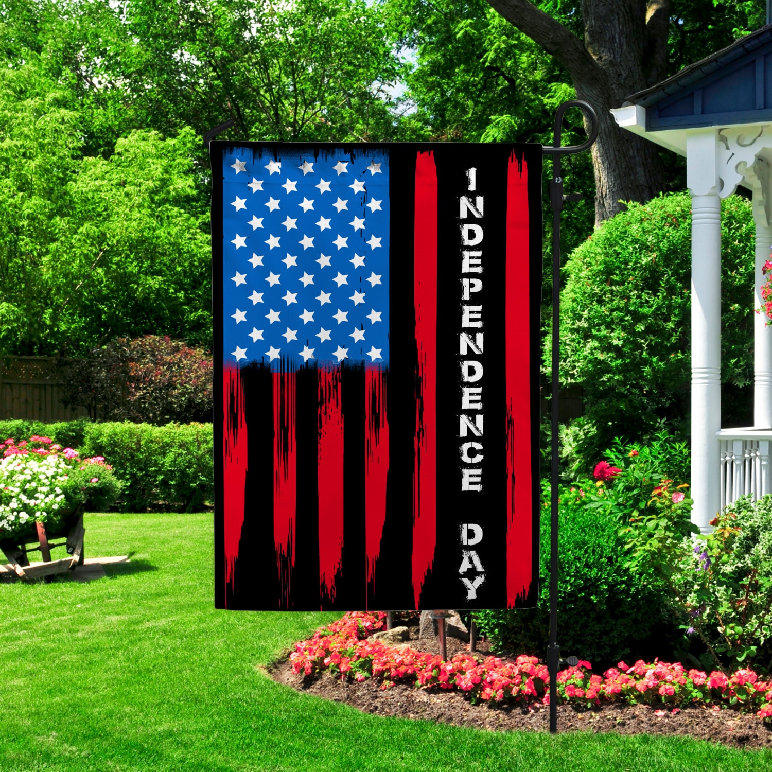 3UT. Independence Day (4) copy Garden Flag Mockup 2