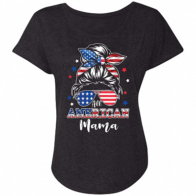 Ladies Triblend Dolman Sleeve
