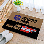 Paramedic Gifts Welcome Home Come Home Safe Welcome Mat Gift Outdoor Decorative Doormat