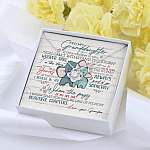 To My Granddaughter If They Whisper To You Elephant Love Knot Necklace - Granddaughter Gifts From Grandma To My Granddaughter If They Whisper To You Elephant Love Knot Necklace - Granddaughter Gifts From Grandma