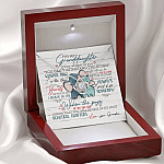To My Granddaughter If They Whisper To You Elephant Love Knot Necklace - Granddaughter Gifts From Grandma To My Granddaughter If They Whisper To You Elephant Love Knot Necklace - Granddaughter Gifts From Grandma