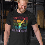 Simone Gymnastics Retro Vintage T-Shirt - V-Neck Shirt
