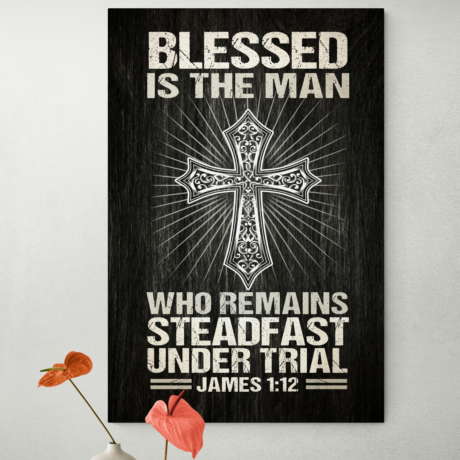 5NH. Blessed The Man-CANVAS(5) mk1