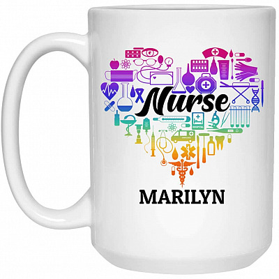 15 oz. White Mug