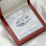 Camping to My Granddaughter Someday When the Book of My Life Ends Alluring Pendant Necklace