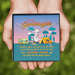 To My Granddaughter Someday When The Book Of My Life Ends Camping Interlocking Alluring Beauty Necklace
