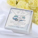 Camping to My Wife Someday When the Book of My Life Ends Love Knot Pendant Necklace Camping to My Wife Someday When the Book of My Life Ends Love Knot Pendant Necklace