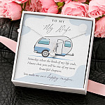 Camping to My Wife Someday When the Book of My Life Ends Alluring Pendant Necklace Camping to My Wife Someday When the Book of My Life Ends Alluring Pendant Necklace