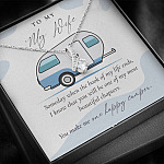 Camping to My Wife Someday When the Book of My Life Ends Alluring Pendant Necklace Camping to My Wife Someday When the Book of My Life Ends Alluring Pendant Necklace